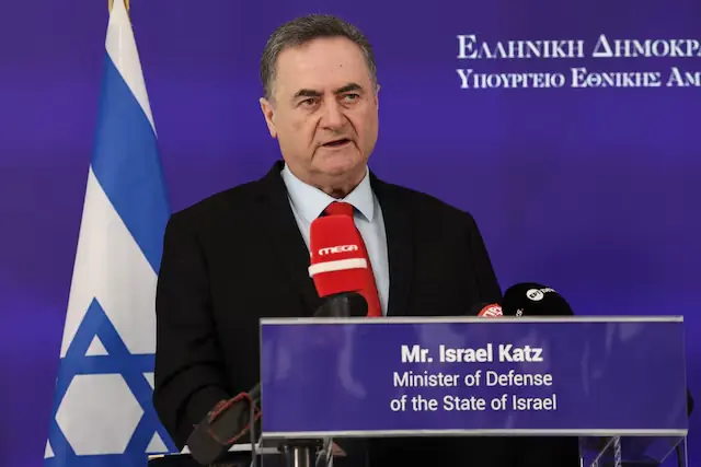 Israel’s Defence Minister Israel Katz. – Reuters Israel’s Defence Minister Israel Katz. – Reuters