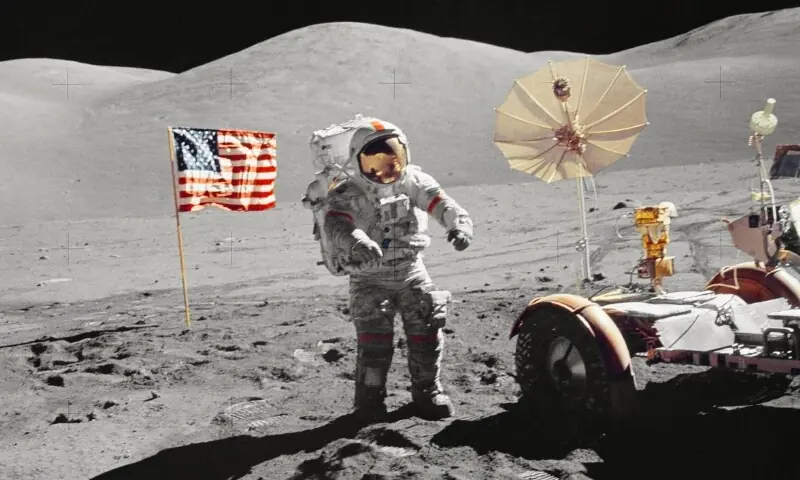 دسمبر 1972 کے آخری چاند مشن کی ایک تصویر