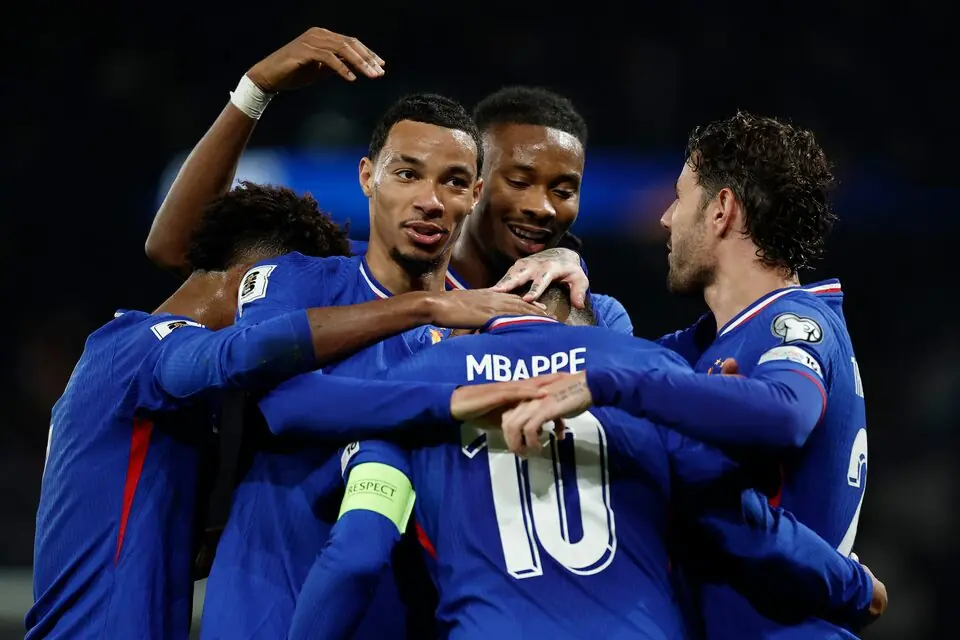 French players in action. &ndash; Reuters file