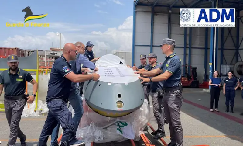Italian authorities, acting on US intelligence, seized a shipment of drone parts en route from China to Benghazi in eastern Libya in June 2024. China disputed the components were military equipment. &ndash; Reuters