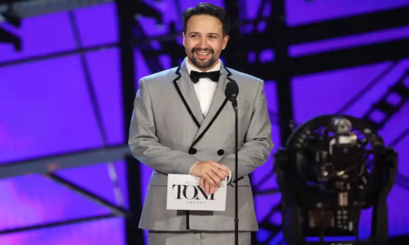Lin-Manuel Miranda speaks at the 78th Annual Tony Awards in New York City, US. &ndash; Reuters