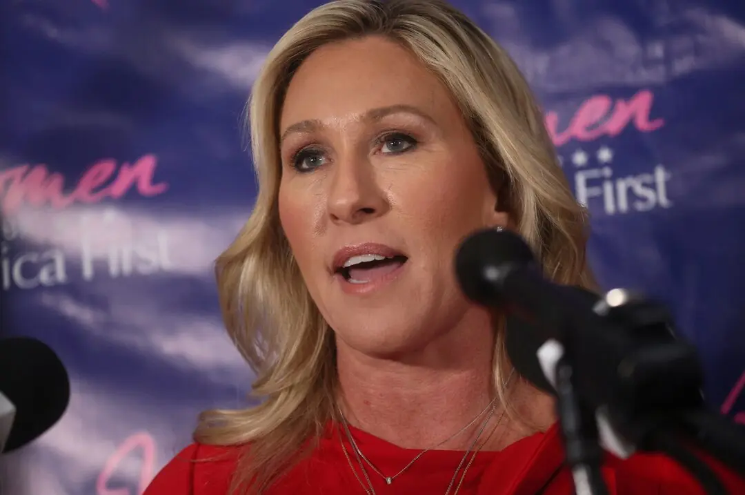 Marjorie Taylor Greene. &ndash; Reuters file