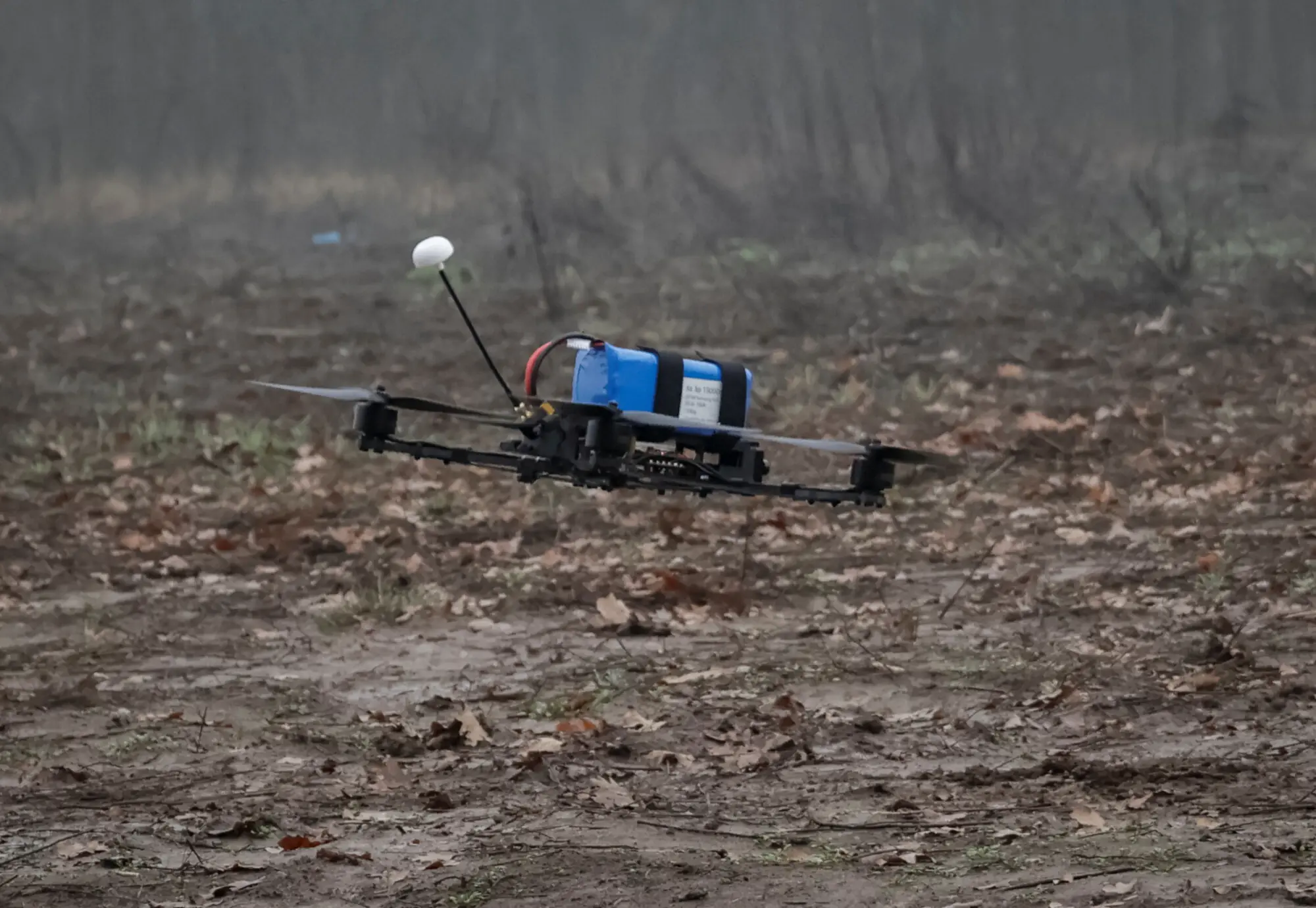 FPV-drone with an AI-assisted targeting system of the 58th Separate Motorised Infantry Brigade of the Ukrainian Armed Forces. &mdash; Reuters
