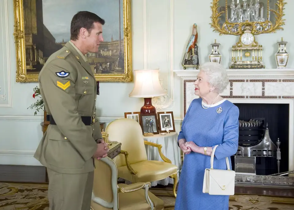 Britain’s Queen Elizabeth II and Australian SAS Corporal Ben Roberts-Smith. – Reuters file Britain’s Queen Elizabeth II and Australian SAS Corporal Ben Roberts-Smith. – Reuters file