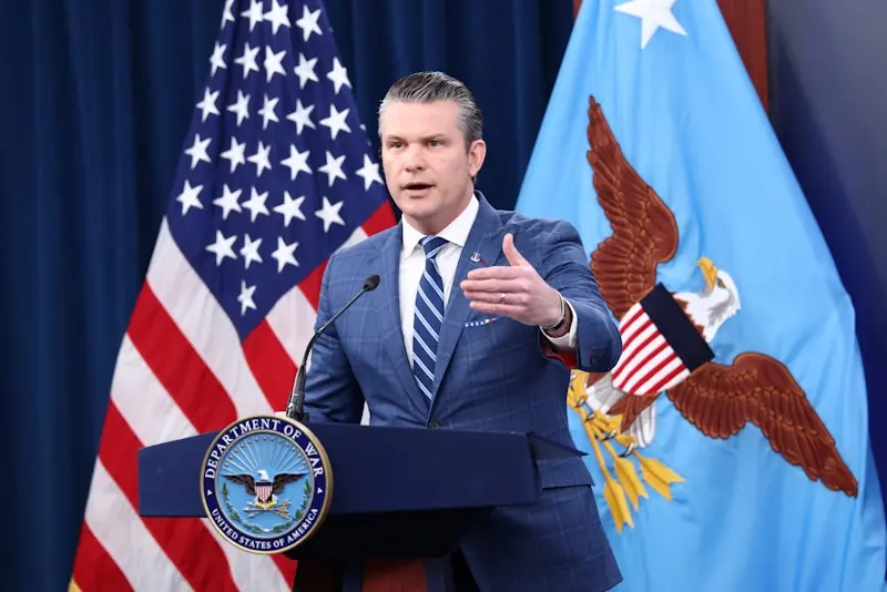 US Defence Secretary Pete ​Hegseth. &ndash; Reuters