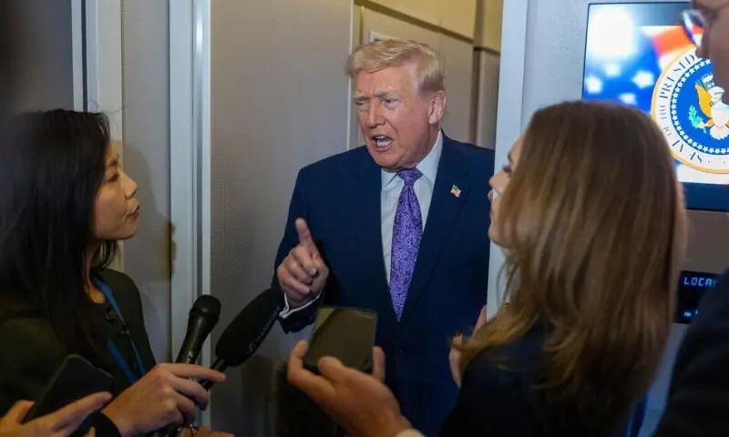 ایران جنگ کشیدگی: ڈونلڈ ٹرمپ امریکی صحافیوں پر برس پڑے