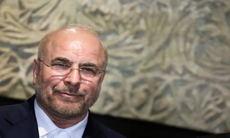 Iranian Parliament Speaker Mohammad Bagher Ghalibaf. &ndash; Reuters