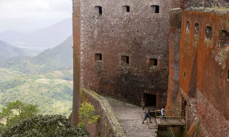 People visit the Citadelle Laferriere, a fortress from the early 1800s commonly known as La Citadel in Milot, Haiti. &ndash; Reuters file