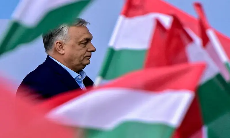 Hungarian Prime Minister Viktor Orban attends the first so-called &ldquo;Patriots&rsquo; Grand Assembly&rdquo; of nationalist groups from Europe, in Budapest, Hungary. &ndash; Reuters