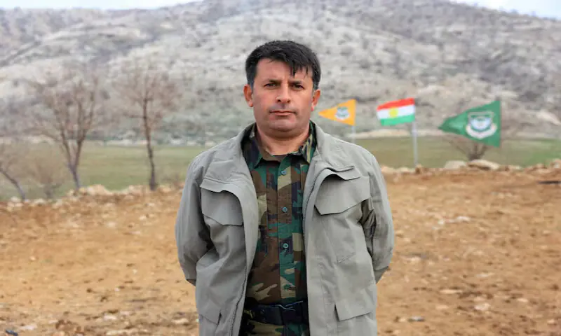 Rebaz Sharifi, a commander in the Kurdistan Freedom Party, known as PAK, spent the war dodging Iranian drones and missiles, most recently on April 6. &ndash; Reuters