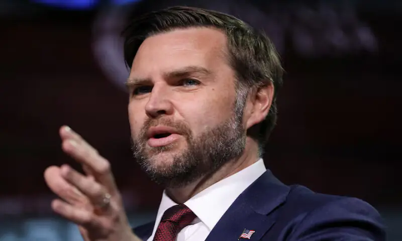 US Vice President JD Vance speaks at This is the Turning Point Tour at the University of Georgia in Athens, Georgia, US. &ndash; Reuters