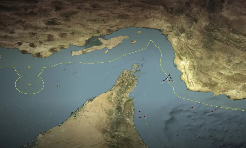 Strait of Hormuz. &ndash; Reuters