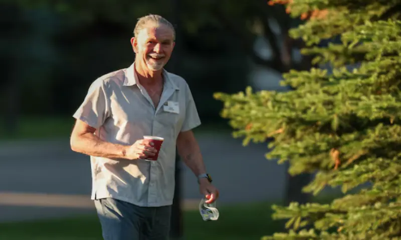 Reed Hastings, co-founder and Executive Chairman of Netflix, attends the Allen and Company Sun Valley Media and Technology Conference at The Sun Valley Resort in Sun Valley, Idaho, US. &ndash; Reuters