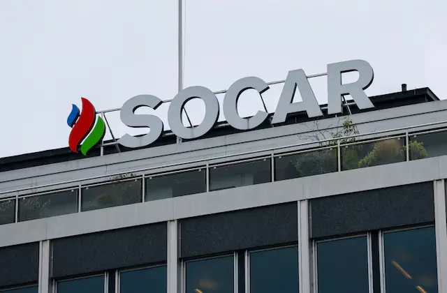 Logo of oil company SOCAR. &ndash; Reuters