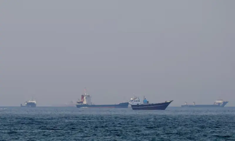 Ships and boats in the Strait of Hormuz off the coast of Musandam, Oman. &ndash; Reuters