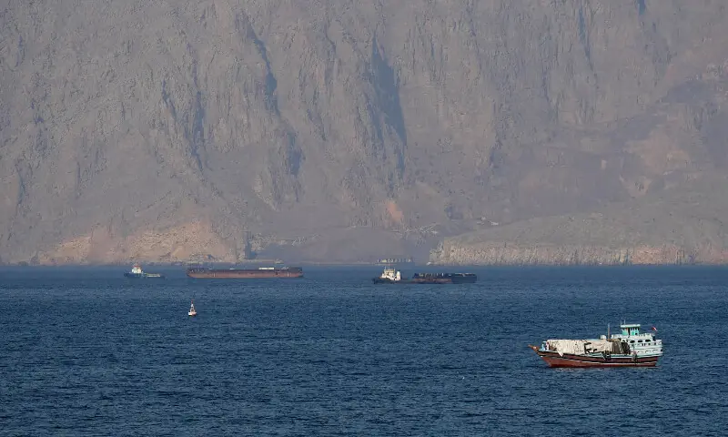 Ships and tankers in the Strait of Hormuz off the coast of Musandam, Oman. &ndash; Reuters