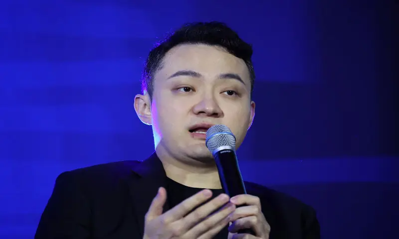 Justin Sun, founder of TRON, speaks during the Korea Blockchain Week 2025 in Seoul, South Korea. &ndash; Reuters