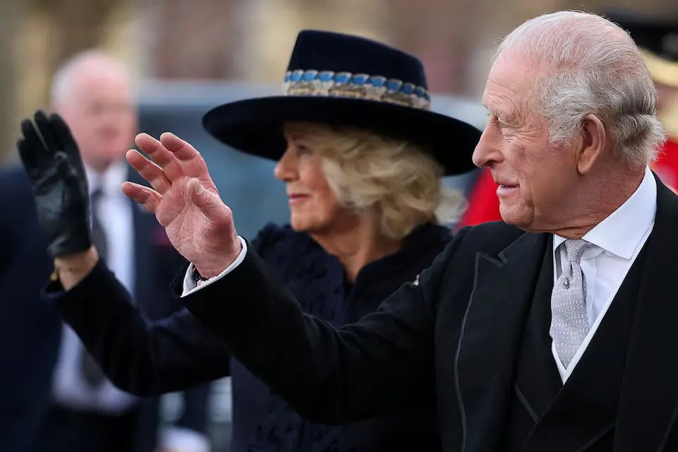 Britain's King Charles and Queen Camilla. -- Reuters