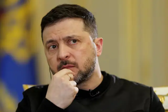Ukraine's President Volodymyr Zelensky. -- Reuters