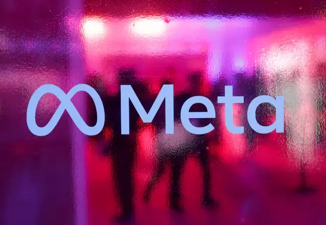 Logo of the Meta Platforms company. -- Reuters