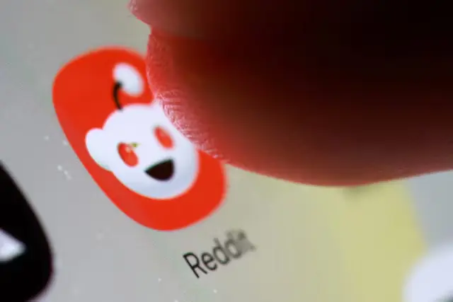 Reddit app icon on a smartphone. -- Reuters