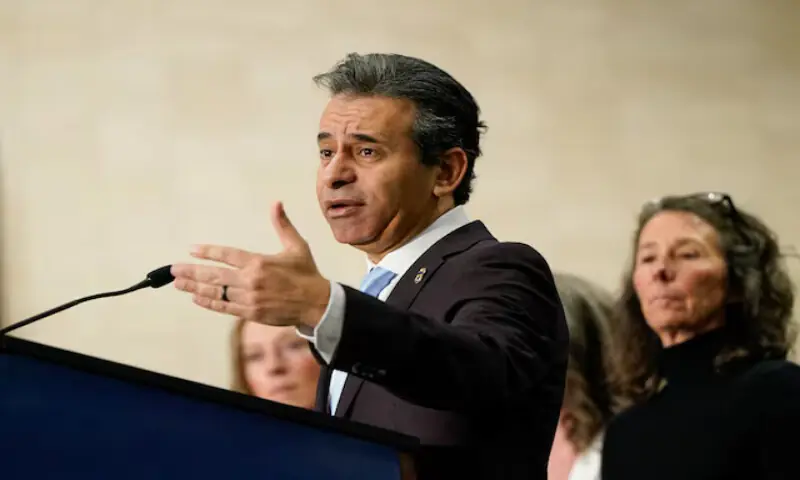 US Food and Drug Administration Commissioner Marty Makary speaks during a press conference at the Department of Health and Human Services in Washington, DC. -- Reuters file