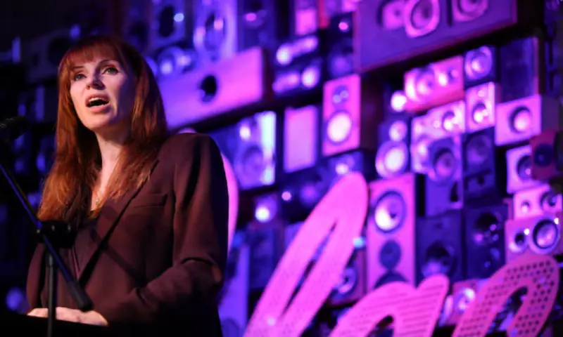 Britain's former Deputy Prime Minister Angela Rayner delivers a keynote speech at the Night Time Economy Summit in Liverpool, Britain. -- Reuters
