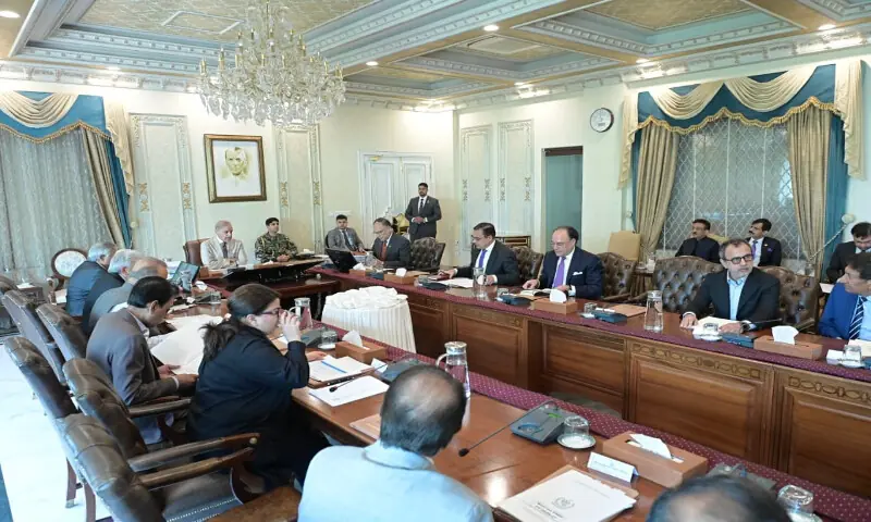 Prime Minister Shehbaz Sharif chairs a review meeting on the current year&rsquo;s Public Sector Development Programme and proposed allocations for the next fiscal year. APP