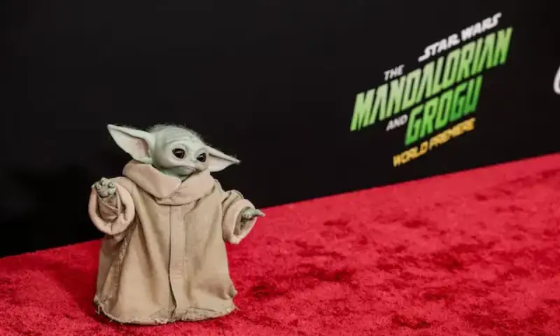 Grogu attends a premiere for the film Star Wars: The Mandalorian and Grogu at TCL Chinese Theatre in Los Angeles, California, US. -- Reuters Grogu attends a premiere for the film Star Wars: The Mandalorian and Grogu at TCL Chinese Theatre in Los Angeles, California, US. -- Reuters