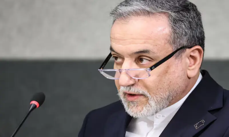 Abbas Araghchi. -- Reuters