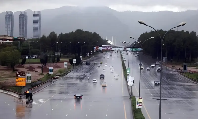 راولپنڈی اور اسلام آباد میں بارش کے ساتھ خیبرپختونخوا میں ژالہ باری کا امکان