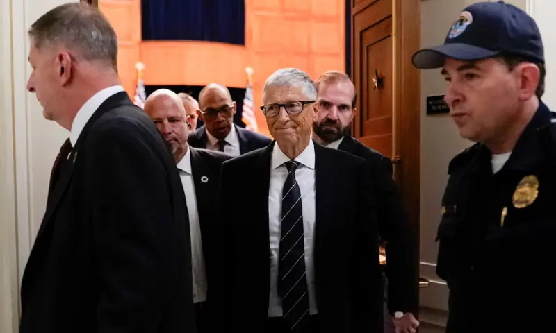 Bill Gates departs following a closed-door interview before the House Oversight Committee investigating late financier and sex offender Jeffrey Epstein, on Capitol Hill in Washington, DC, US. -- Reuters Bill Gates departs following a closed-door interview before the House Oversight Committee investigating late financier and sex offender Jeffrey Epstein, on Capitol Hill in Washington, DC, US. -- Reuters