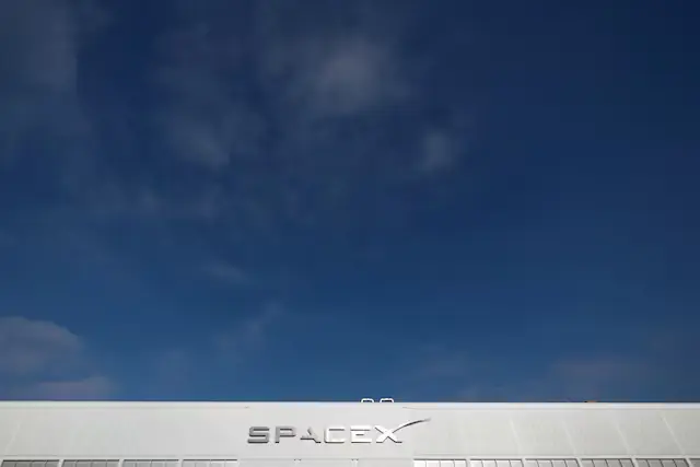 SpaceX logo. -- Reuters