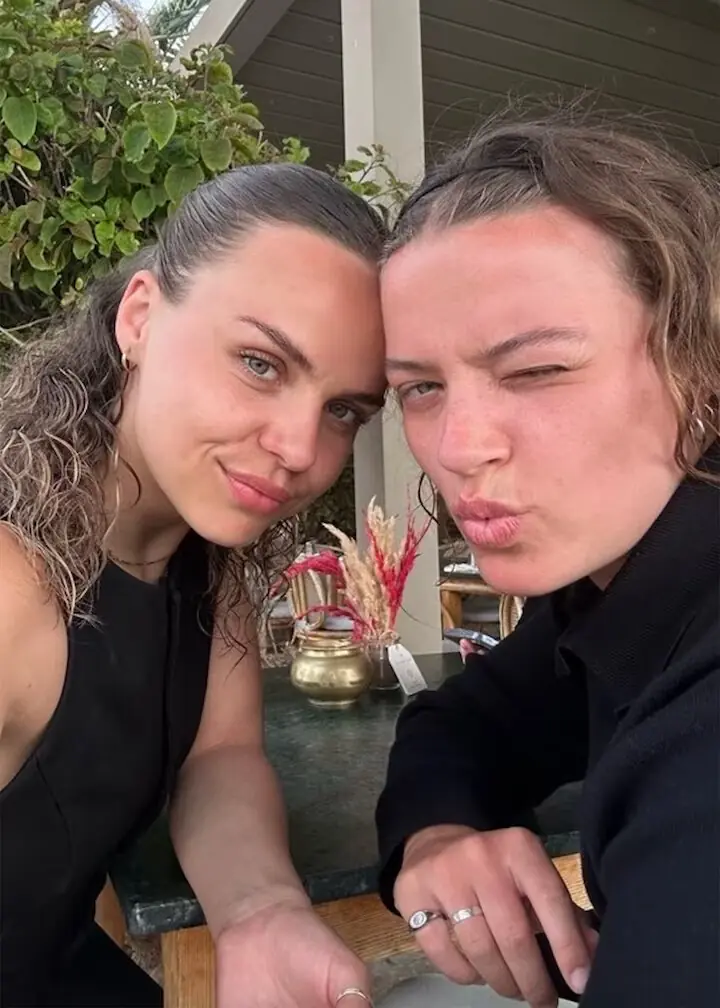 Sophia Woodcock and Charlotte Herlihy. -- Reuters