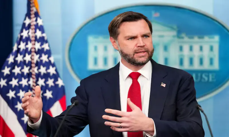US Vice President JD Vance. -- Reuters US Vice President JD Vance. -- Reuters