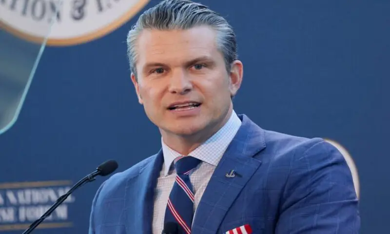 US Secretary of Defence Pete Hegseth. -- Reuters US Secretary of Defence Pete Hegseth. -- Reuters