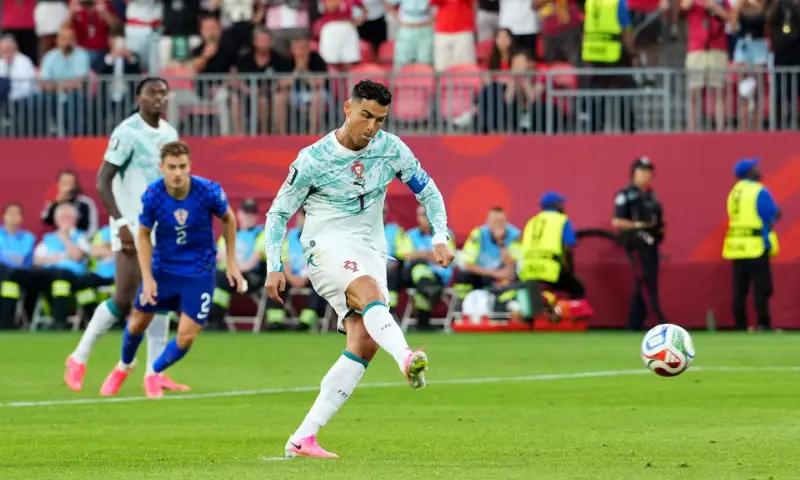 Portugal's Cristiano Ronaldo. -- Reuters