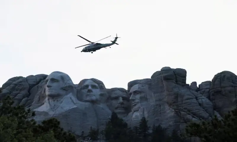 Mount Rushmore in Keystone, South Dakota, US. -- Reuters