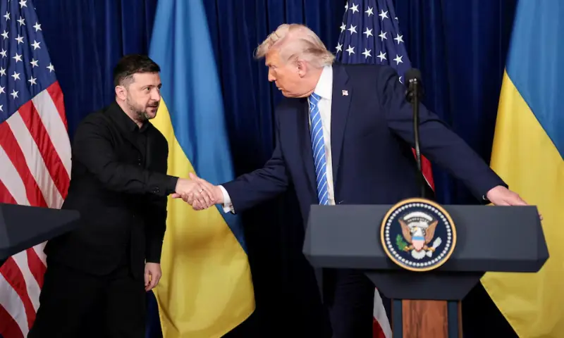 US President Donald Trump and Ukrainian President Volodymyr Zelensky. -- Reuters US President Donald Trump and Ukrainian President Volodymyr Zelensky. -- Reuters