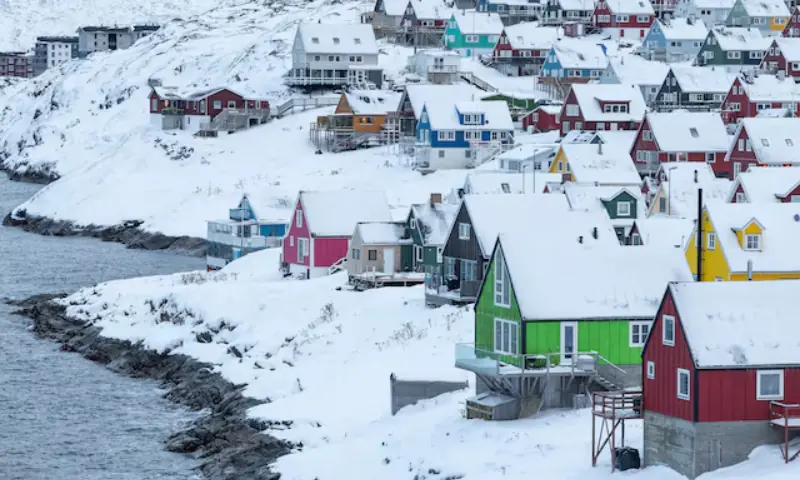 A view of Nuuk, Greenland. -- Reuters