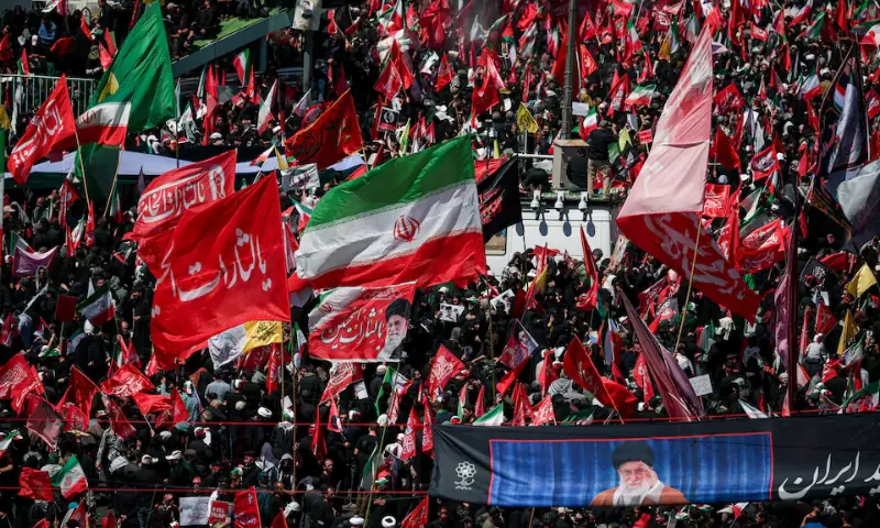 Mourners gather on the day of the burial of Iran's late Supreme Leader Ayatollah Ali Khamenei, who was killed on February 28 in Israeli and US airstrikes, in Mashhad, Iran. -- Reuters Mourners gather on the day of the burial of Iran's late Supreme Leader Ayatollah Ali Khamenei, who was killed on February 28 in Israeli and US airstrikes, in Mashhad, Iran. -- Reuters