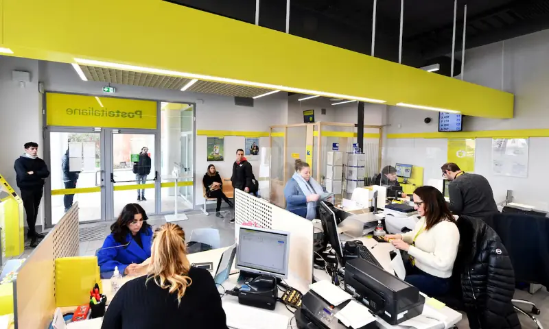 A view of the renovated post office in Campagnano di Roma near Italy's capital. -- Reuters A view of the renovated post office in Campagnano di Roma near Italy's capital. -- Reuters