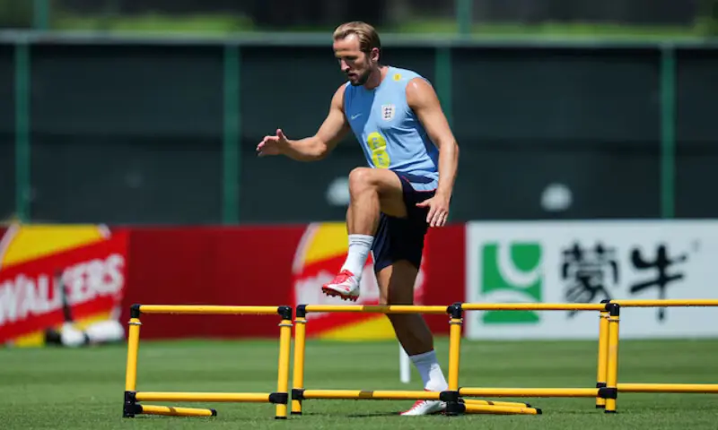 England's Harry Kane during training. -- Reuters England's Harry Kane during training. -- Reuters