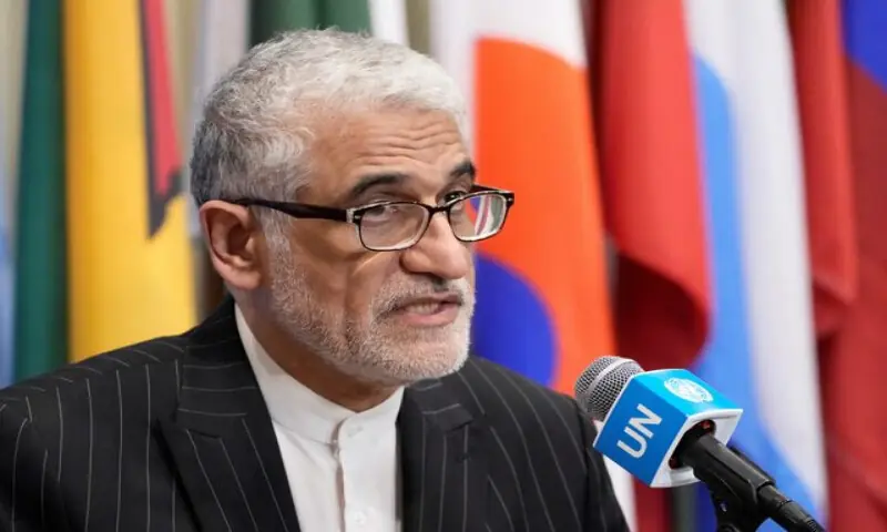 Iranian UN representative Amir Saeid Iravani. Reuters file