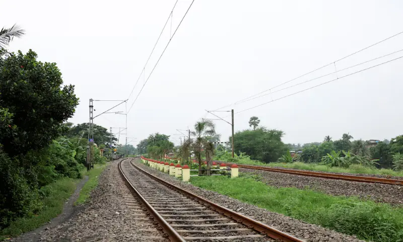 Railway tracks near where the body of an 11-year-old girl was found last week following her rape and murder in a town near Kolkata, West Bengal, India. -- Reuters Railway tracks near where the body of an 11-year-old girl was found last week following her rape and murder in a town near Kolkata, West Bengal, India. -- Reuters