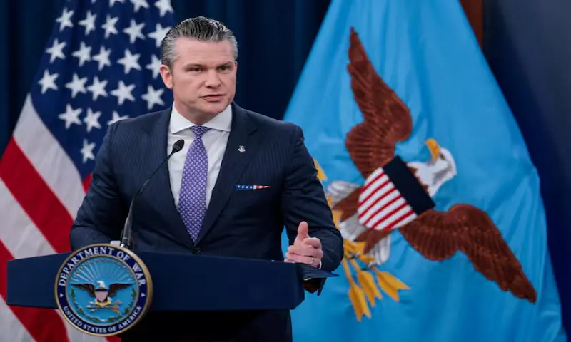 US Defence Secretary Pete Hegseth. Reuters file