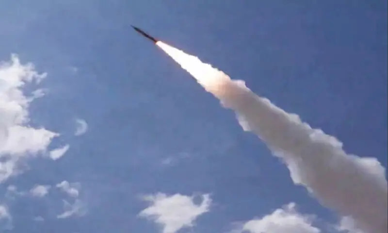 This screengrab taken from video footage released on July 17, 2026 by IRGC's Sepah News website shows a missile being launched from an undisclosed location towards US targets in Qatar, Kuwait and Oman. AFP This screengrab taken from video footage released on July 17, 2026 by IRGC's Sepah News website shows a missile being launched from an undisclosed location towards US targets in Qatar, Kuwait and Oman. AFP