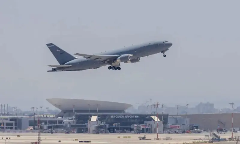 A US Air Force aerial refueling tanker. -- Picture courtesy X A US Air Force aerial refueling tanker. -- Picture courtesy X