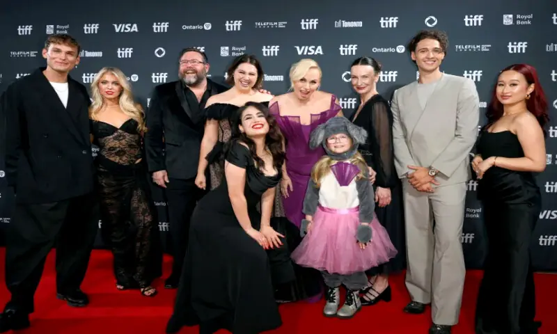 Cast and crew at the premiere of "The Deb" during the 2024 Toronto International Film Festival in Toronto, Ontario. -- Picture courtesy X