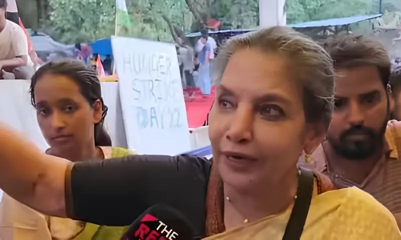 Shabana Azmi. -- Picture courtesy X Shabana Azmi. -- Picture courtesy X
